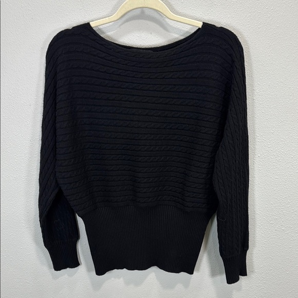 Laundry By‎ Shelli Segal Black Crew Neck Sweater - Picture 1 of 7